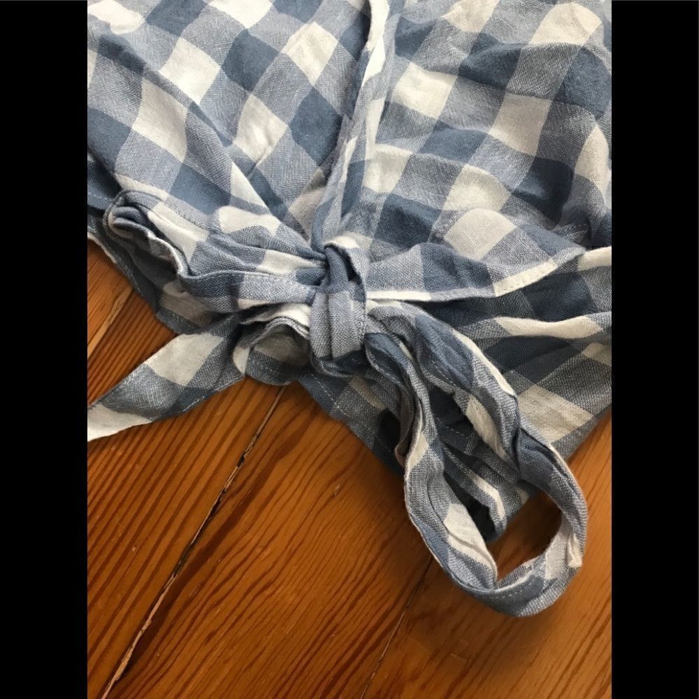 NWT Rails Athena Periwinkle Check Top - Picture 8 of 9